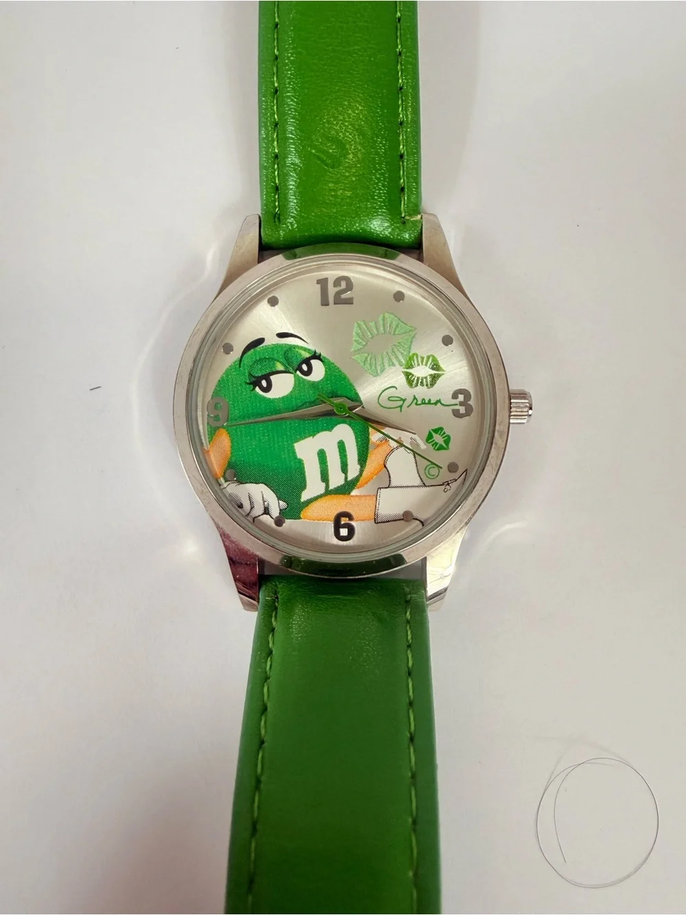 M&M'S Green Character Watch 2008 Japan Quartz MZB Advertising Promo
